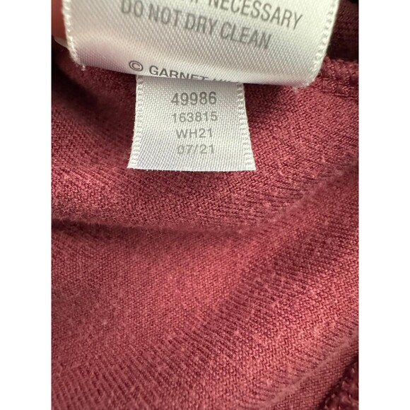 Garnet Hill Women's Moonrise Velour Pullover Sweater Oversized Boxy Size Large - Picture 8 of 8